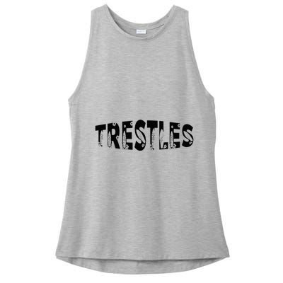 Trestles Beach Surfing Cool Surf Spot For Surfers Ladies PosiCharge Tri-Blend Wicking Tank
