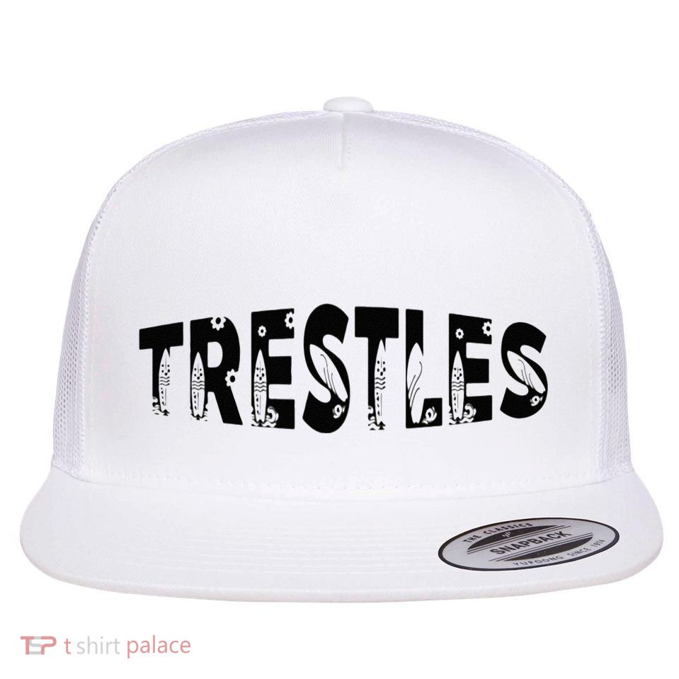 Trestles Beach Surfing Cool Surf Spot For Surfers Flatbill Hat