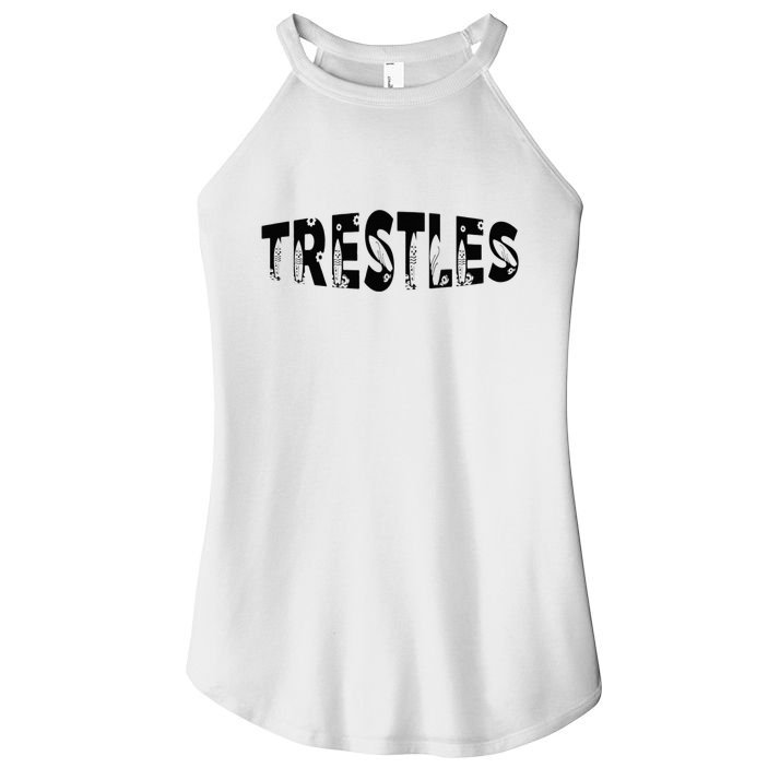 Trestles Beach Surfing Cool Surf Spot For Surfers Women's Perfect Tri Rocker Tank
