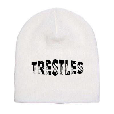 Trestles Beach Surfing Cool Surf Spot For Surfers Short Acrylic Beanie