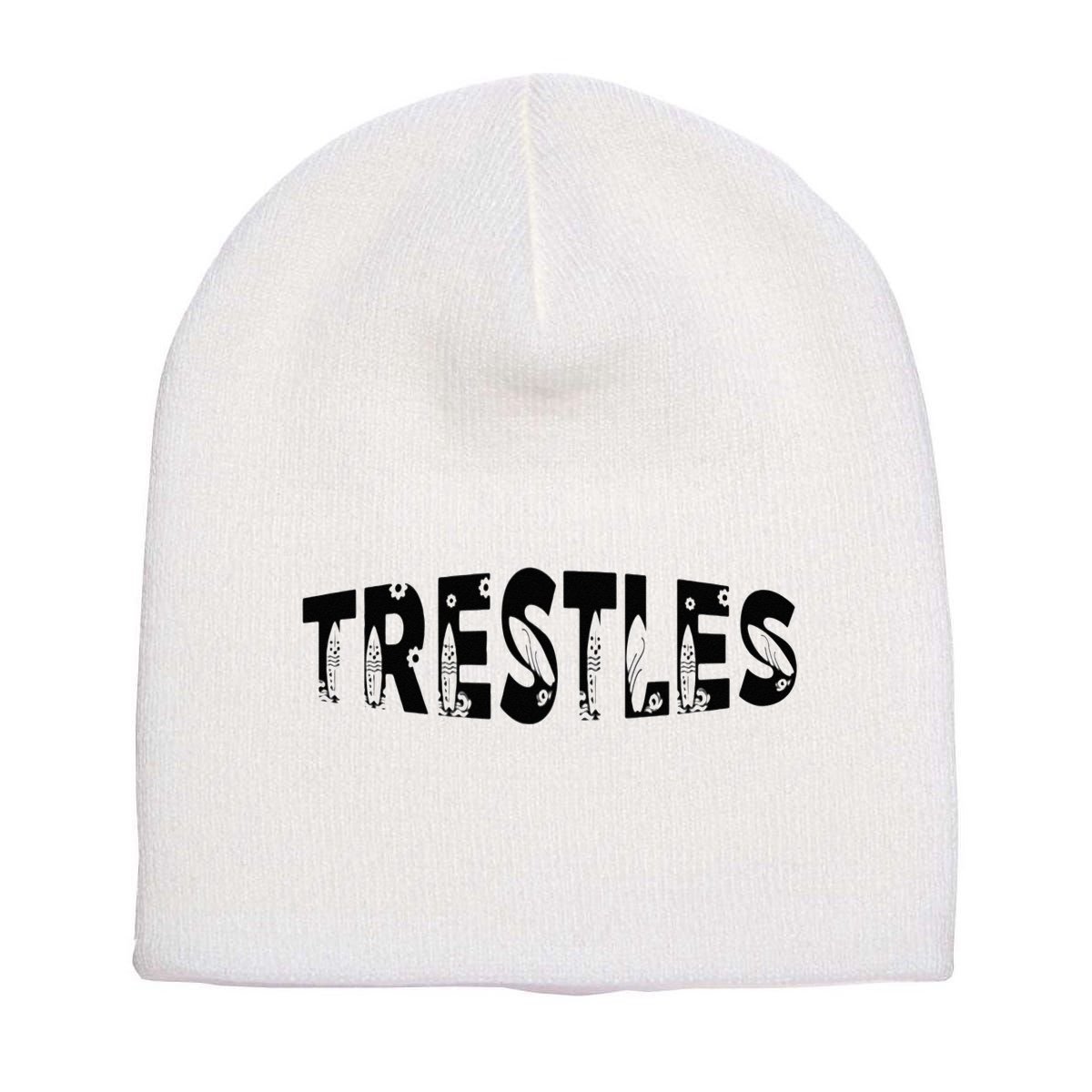 Trestles Beach Surfing Cool Surf Spot For Surfers Short Acrylic Beanie