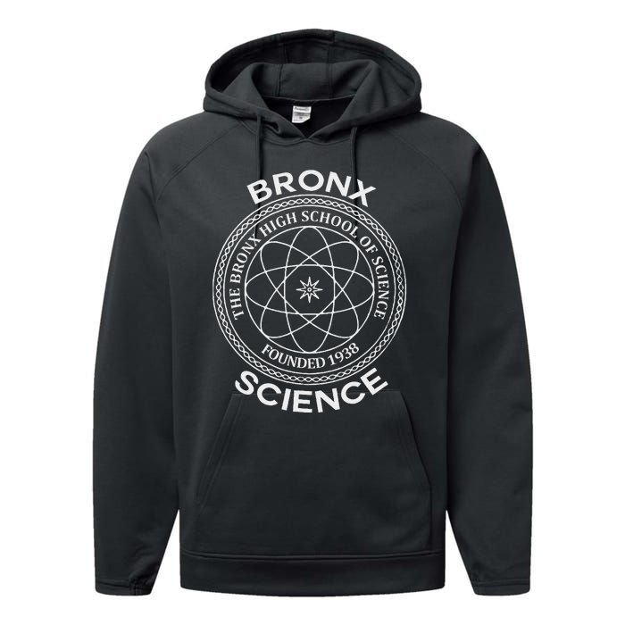 The Bronx Science High School Of Founded 1938 Performance Fleece Hoodie