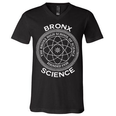 The Bronx Science High School Of Founded 1938 V-Neck T-Shirt
