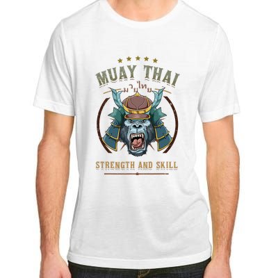 Thai Boxing Strength And Skill Muay Thai And Samurai Adult ChromaSoft Performance T-Shirt