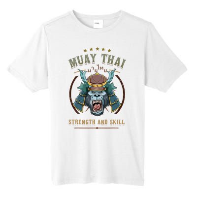 Thai Boxing Strength And Skill Muay Thai And Samurai Tall Fusion ChromaSoft Performance T-Shirt