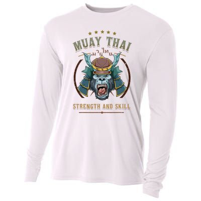 Thai Boxing Strength And Skill Muay Thai And Samurai Cooling Performance Long Sleeve Crew