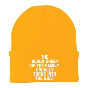 The Black Sheep Of The Family Usually Turns Into The Goat Knit Cap Winter Beanie