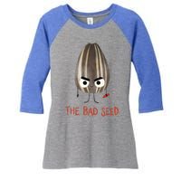 The Bad Seed Halloween Costume Women's Tri-Blend 3/4-Sleeve Raglan Shirt