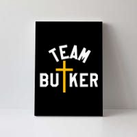 Team Butker Surname Christianity Cross Family Name Canvas