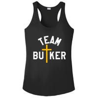 Team Butker Surname Christianity Cross Family Name Ladies PosiCharge Competitor Racerback Tank