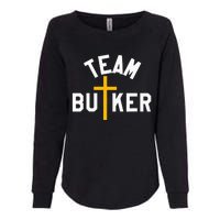 Team Butker Surname Christianity Cross Family Name Womens California Wash Sweatshirt