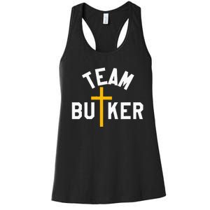 Team Butker Surname Christianity Cross Family Name Women's Racerback Tank