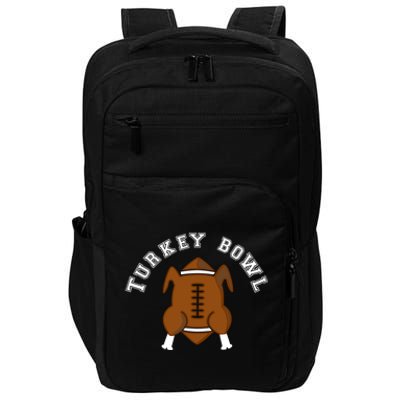 Turkey Bowl Thanksgiving Football Gift Impact Tech Backpack