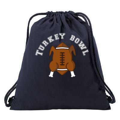 Turkey Bowl Thanksgiving Football Gift Drawstring Bag