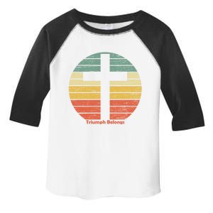 Triumph Belongs To The Risen Jesus Christ Happy Easter Gift Toddler Fine Jersey T-Shirt