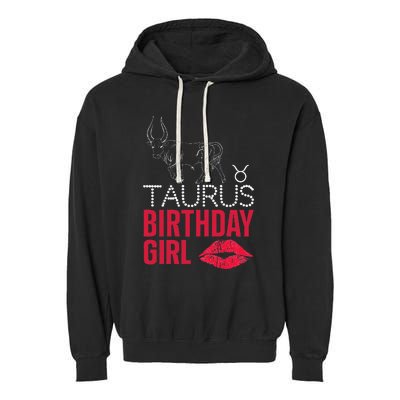 Taurus Birthday Garment-Dyed Fleece Hoodie