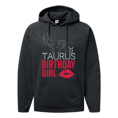 Taurus Birthday Performance Fleece Hoodie