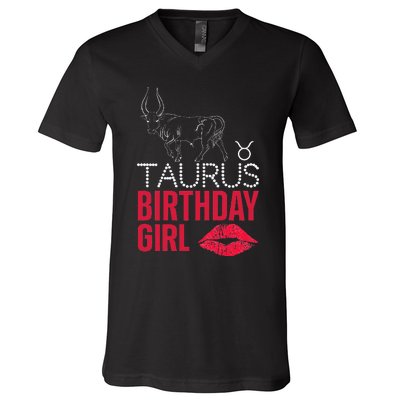 Taurus Birthday V-Neck T-Shirt