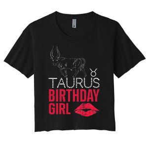 Taurus Birthday Women's Crop Top Tee