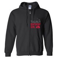 Taurus Birthday Full Zip Hoodie