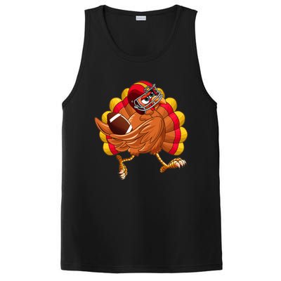 Turkey Bowl Thanksgiving Football Player Costume Gift PosiCharge Competitor Tank