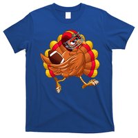 Turkey Bowl Thanksgiving Football Player Costume Gift T-Shirt