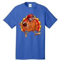 Turkey Bowl Thanksgiving Football Player Costume Gift Tall T-Shirt