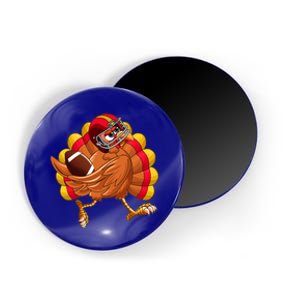 Turkey Bowl Thanksgiving Football Player Costume Gift Magnet