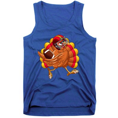 Turkey Bowl Thanksgiving Football Player Costume Gift Tank Top