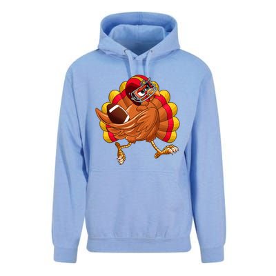 Turkey Bowl Thanksgiving Football Player Costume Gift Unisex Surf Hoodie