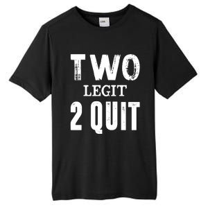 Two Birthday Two Legit 2 Quit Funny Tall Fusion ChromaSoft Performance T-Shirt