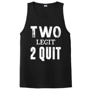 Two Birthday Two Legit 2 Quit Funny PosiCharge Competitor Tank