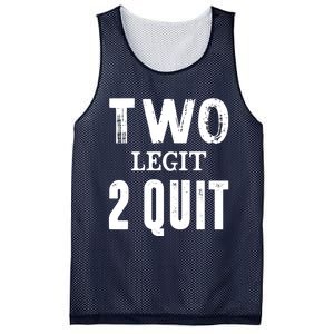 Two Birthday Two Legit 2 Quit Funny Mesh Reversible Basketball Jersey Tank