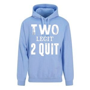 Two Birthday Two Legit 2 Quit Funny Unisex Surf Hoodie