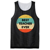 Teacher Best Teacher Ever Mesh Reversible Basketball Jersey Tank