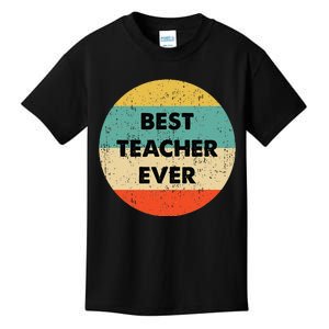 Teacher Best Teacher Ever Kids T-Shirt