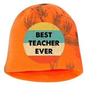 Teacher Best Teacher Ever Kati - Camo Knit Beanie