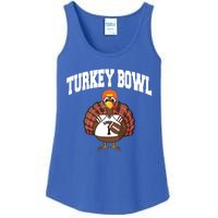 Turkey Bowl Thanksgiving Funny Football Game Gift Cool Gift Ladies Essential Tank