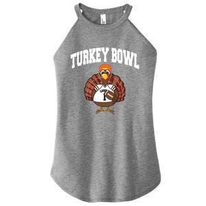 Turkey Bowl Thanksgiving Funny Football Game Gift Cool Gift Women's Perfect Tri Rocker Tank