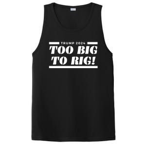 Too Big To Rig Presidential Election Trump 2024 Gift PosiCharge Competitor Tank