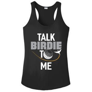 Talk Birdie To Me Great Gift Funny Golf Cool Gift Ladies PosiCharge Competitor Racerback Tank