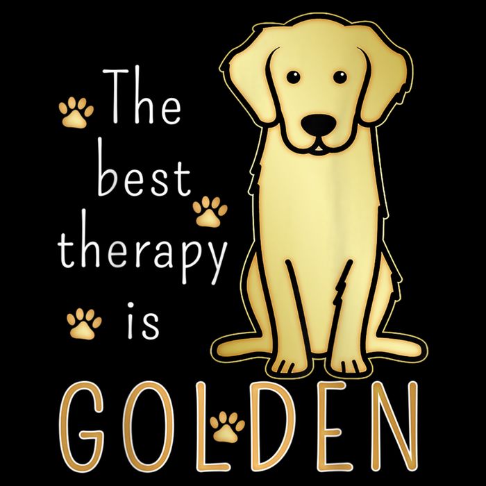 The Best Therapy Is Golden Retriever Dog Visor