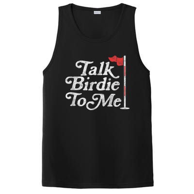 Talk Birdie To Me Funny Golfer Dad Fathers Day Golf Graphic PosiCharge Competitor Tank