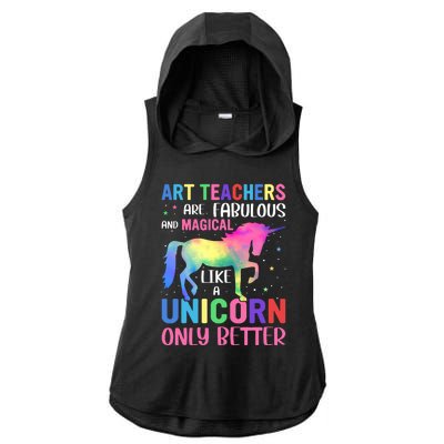 Teacher Back To School Ladies PosiCharge Tri-Blend Wicking Draft Hoodie Tank