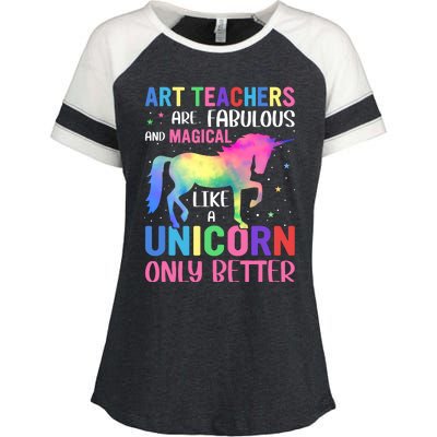 Teacher Back To School Enza Ladies Jersey Colorblock Tee