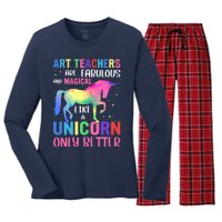 Teacher Back To School Women's Long Sleeve Flannel Pajama Set 