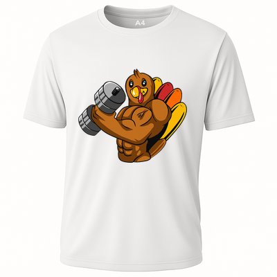 Turkey Bodybuilding Thanksgiving Day Gym Workout Fitness Performance Shirt