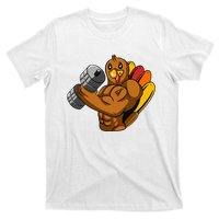 Turkey Bodybuilding Thanksgiving Day Gym Workout Fitness T-Shirt