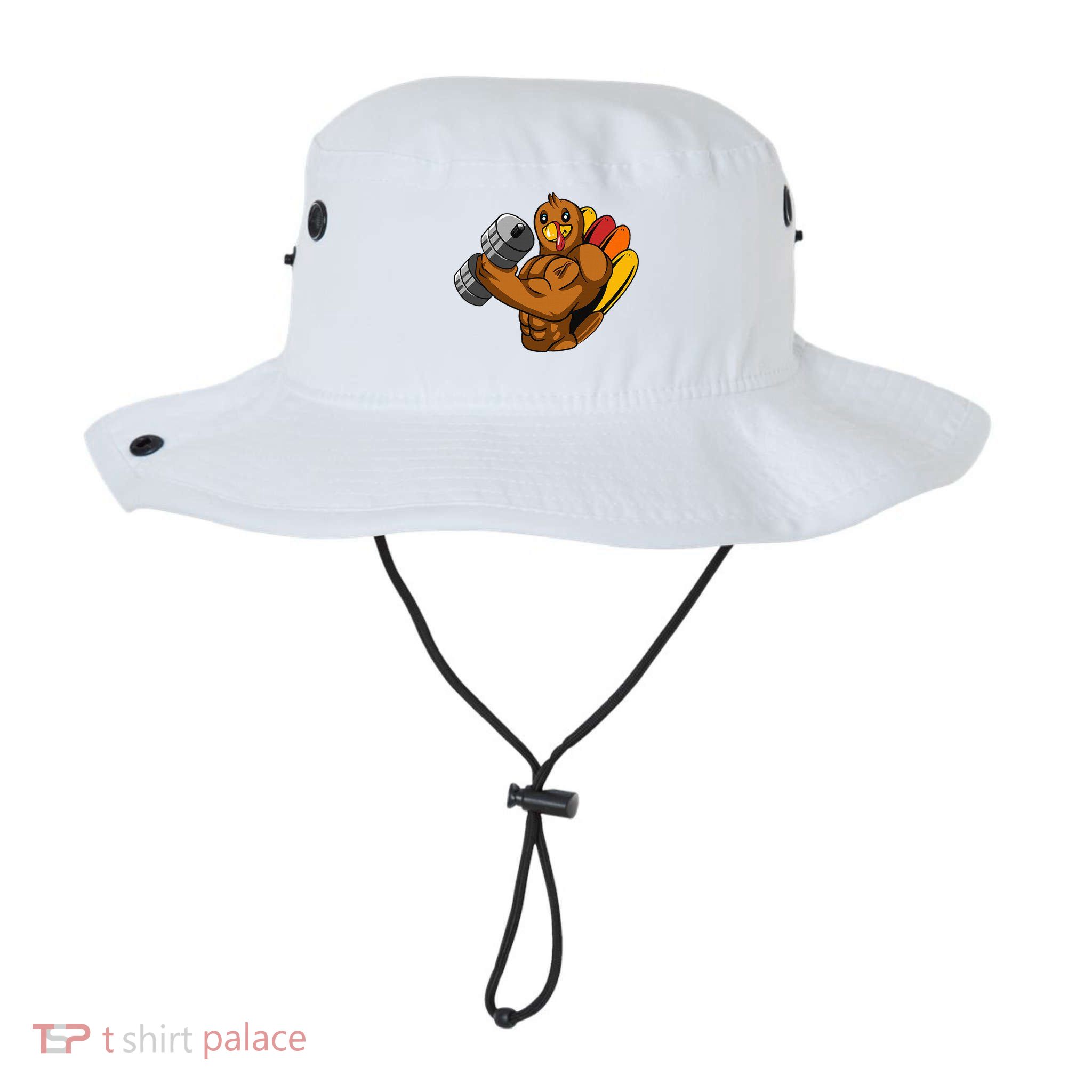 Turkey Bodybuilding Thanksgiving Day Gym Workout Fitness Bucket Hat