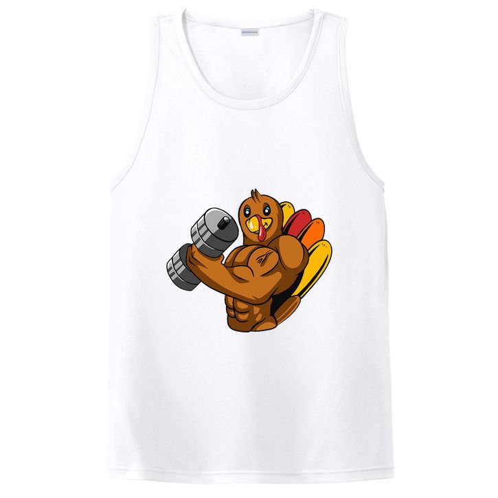 Turkey Bodybuilding Thanksgiving Day Gym Workout Fitness PosiCharge Competitor Tank